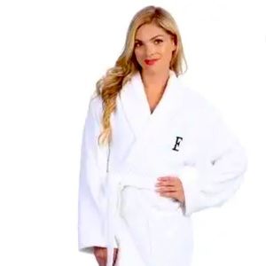 Authentic Hotel And Spa White With Black Monogram Turkish small/ medium